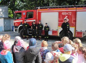 Wizyta straży pożarnej