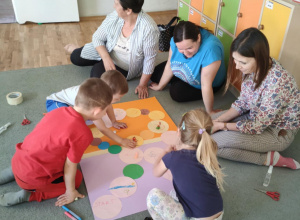 Warsztaty z gier planszowych w grupie Pszczółek