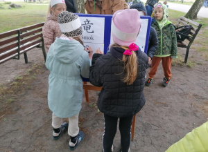 Grupa Myszek na Rajdzie Przedszkolaków