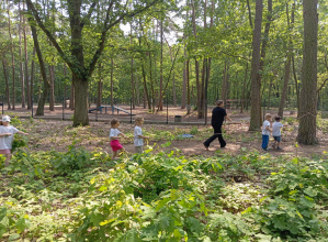 Żabki na rajdzie sensorycznym