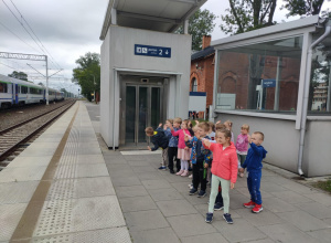 Wycieczka na dworzec PKP