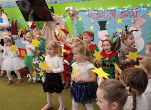 Przedstawienie świąteczne w grupie Motylków