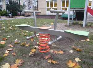 Nowy sprzęt w ogrodzie przedszkolnym