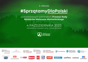 Plakat akcji Sprzątamy dla Polski