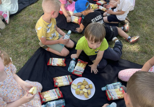 Dzieci podczas pikniku